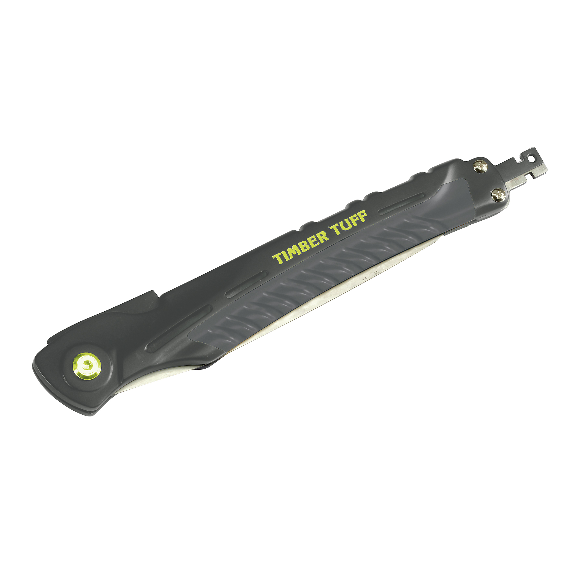 Timber Tuff Tools Hand Saw for Telescoping Pole Saws - 7in. Steel Blade, Soft-Grip Handle, Anodized Aluminum, Model# TTP-01HPS